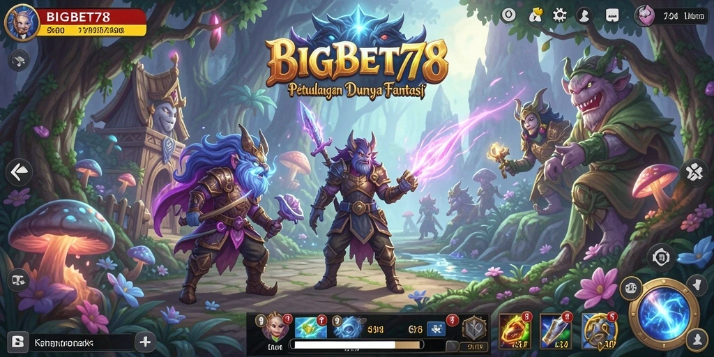 Tangkapan layar menampilkan aksi seru dalam permainan BIGBET78.