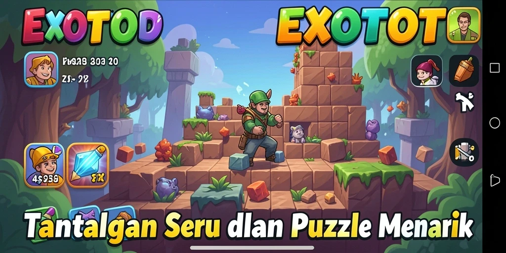 Gameplay seru EXOTOTO yang menantang dan menarik.