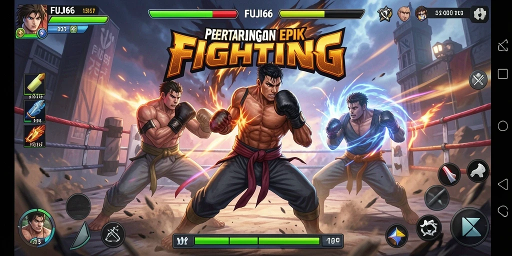 Tampilan gameplay FUJI66 yang penuh aksi dan ketegangan.