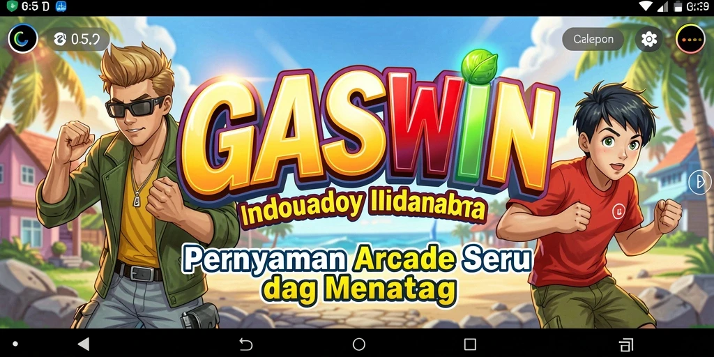 Tampilan gameplay GASWIN yang menarik dan penuh aksi.