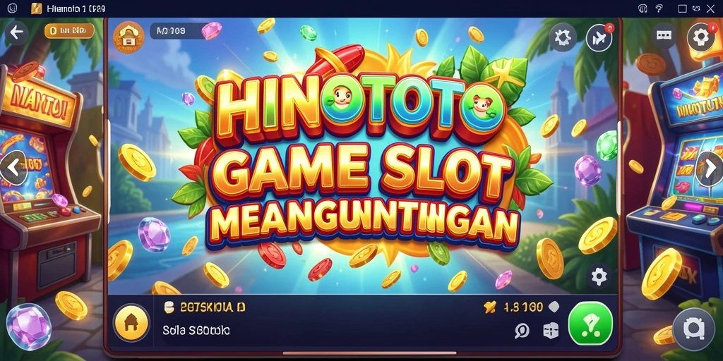 Screenshot gameplay HINOTOTO dengan tampilan menarik dan simbol Slot.