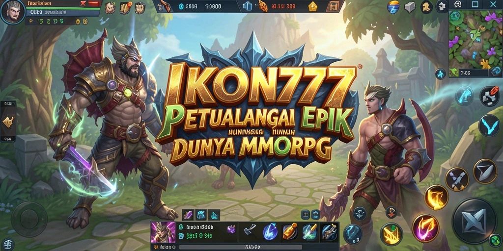 Screenshot gameplay IKON777 menampilkan aksi seru dalam dunia MMORPG.