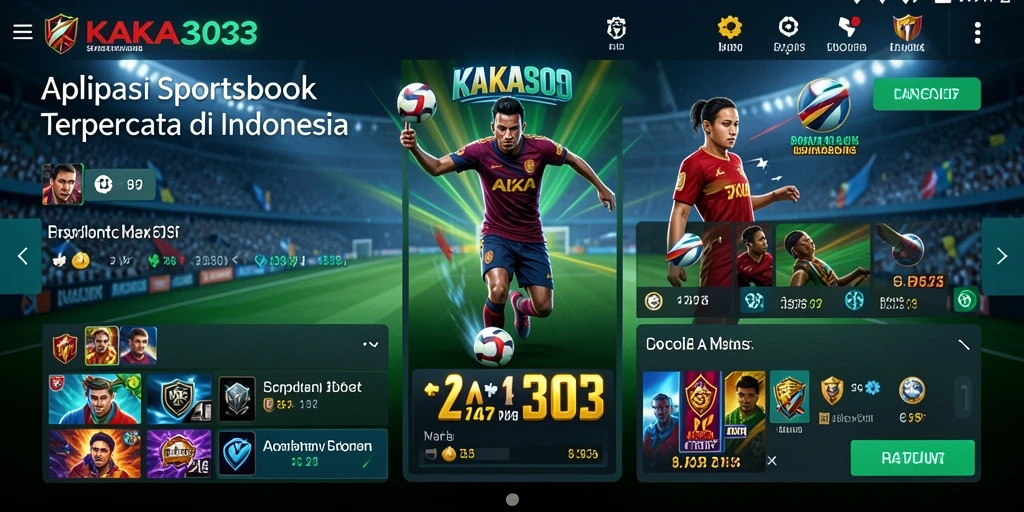 Screenshot gameplay KAKA303 menunjukkan fitur taruhan langsung yang menarik.
