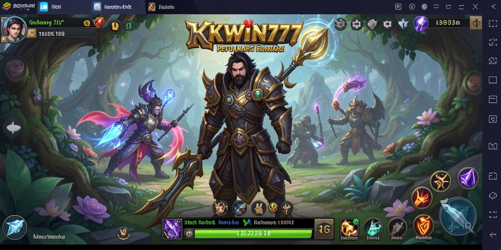 Tampilan gameplay mendebarkan dalam KKWIN777 yang seru dan penuh aksi.