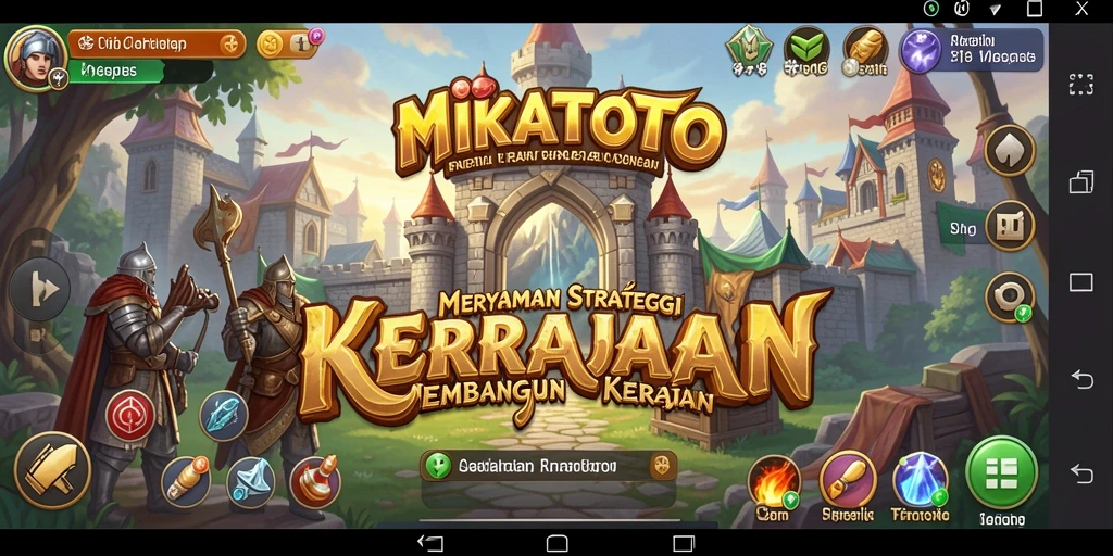 Tampilan utama gameplay MIKATOTO yang penuh strategi dan aksi.