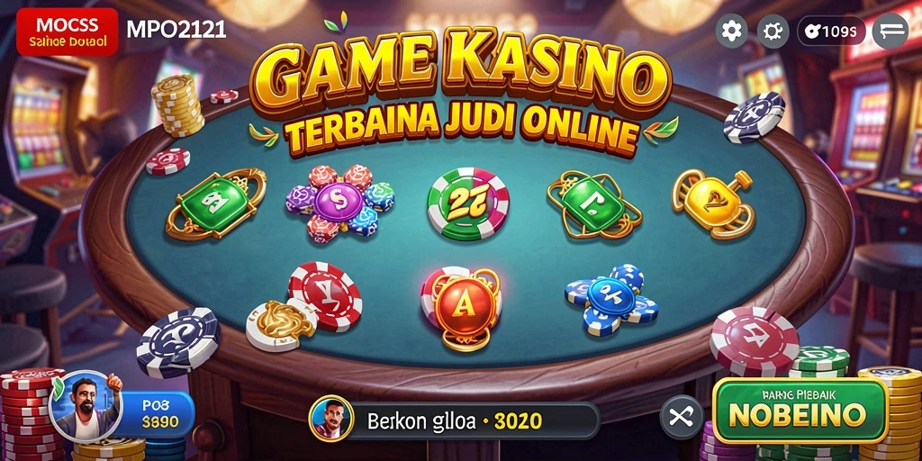 Screenshot gameplay MPO2121 yang menunjukkan suasana Kasino yang menegangkan.