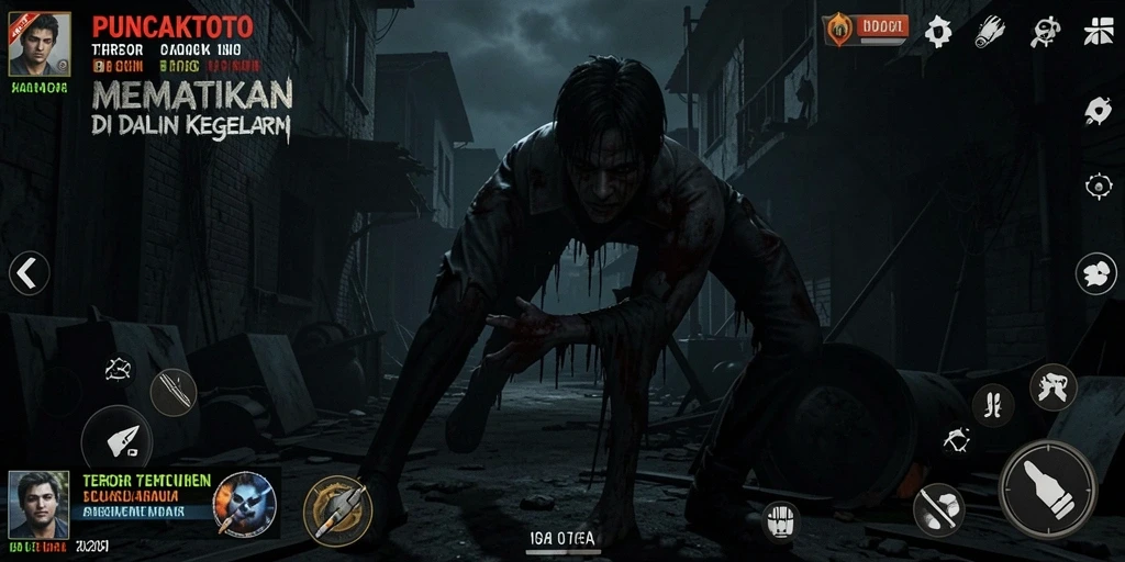 Gameplay <strong>PUNCAKTOTO</strong> yang menegangkan dengan suasana horor yang kuat.