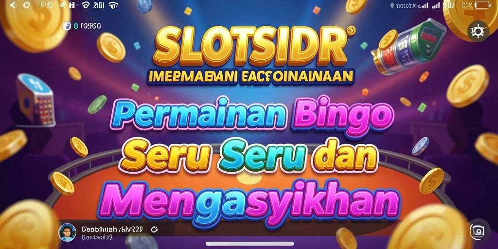 Tampilan memukau dari gameplay Bingo yang mengasyikkan.