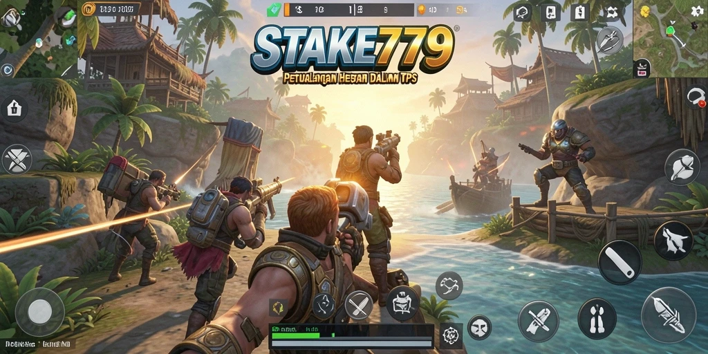 Tampilan gameplay TPS yang seru di STAKE779.
