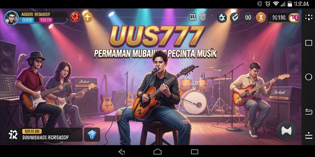Tampilan gameplay dari UUS777 yang penuh warna dan interaktif.